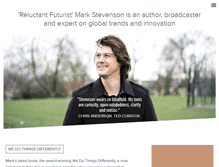 Tablet Screenshot of markstevenson.org